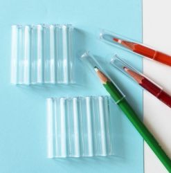 Clear Pencil Cap 10pcs