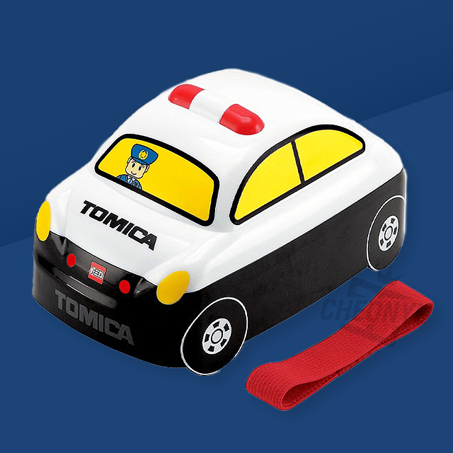 Tomica Police Car Shape Lunch Box, 2 Tiered