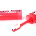 Tatan Check Kitty Toothbrush with Case set(for Age 6~12)