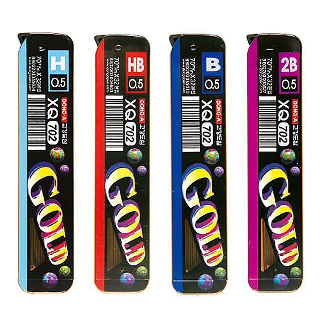  샤프심 702 골드 0.5mm (12개1세트)