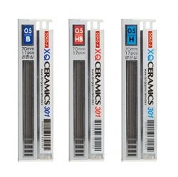 Ceramics 301 Mechanical Pencil Lead 0.5mm, 12PCS