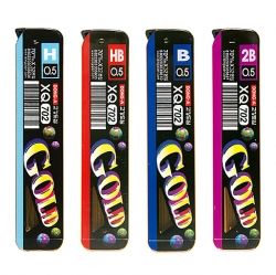 XQ Gold 702 Mechanical Pencil Leads 0.5mm, 12PCS