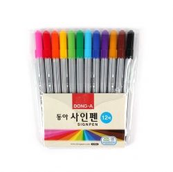 Felt Tip Board Line Pen 12Colors