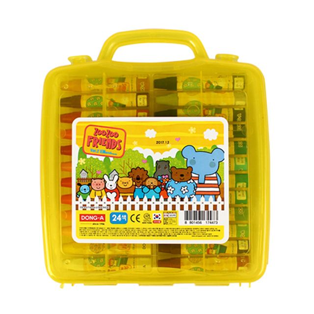 Zoozoo Friends Crayon 24Colors