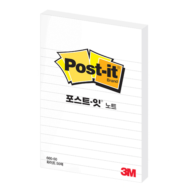 포스트잇 노트 라인 660 (102x152)