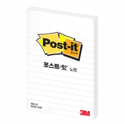 Post-it Sticky Note Pad, Lined, 102X152mm, 50 Sheets, 660 (102x152)
