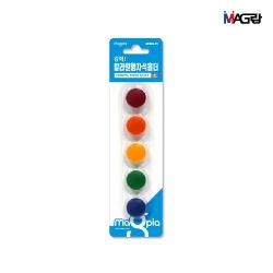 Round Type Magnet Holder 21mm 5pcs 