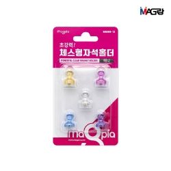 Chess Type Magnet Holder 12mm 5pcs