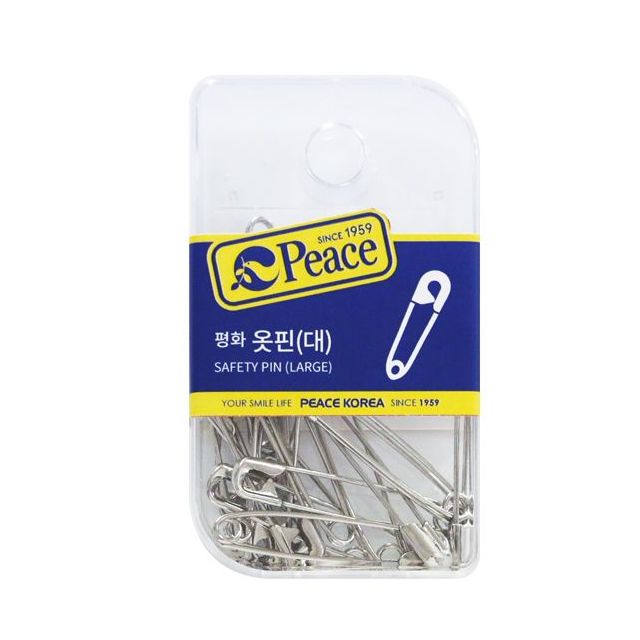 평화 옷핀(대) 