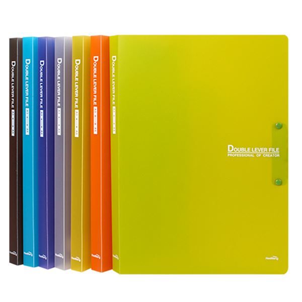 A4 반투명PP더블레버파일 HU5527