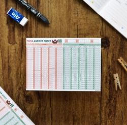 Barobaro TOEIC OMR Answer Sheet