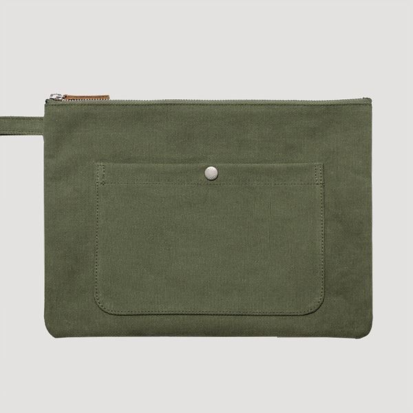 STANDARD CLUTCH / L / KHAKI