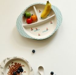 Bamboo Kids Adsorption Plate 01-04
