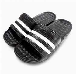 EVA Three Lines Slippers Black, 230-280mm