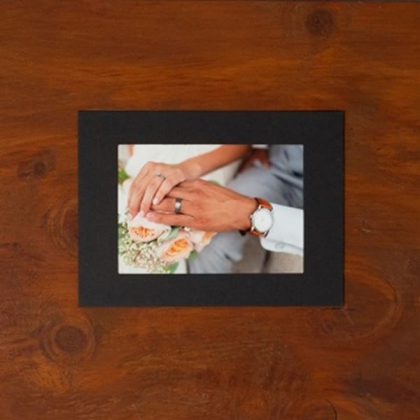 3x5 Paper Photo Frame Black, 10sheets 