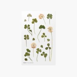 Press Flower Stickers_Four leaf clovers