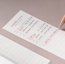 side pocket for note long