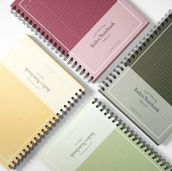 4 Section Index Notebook, Cornell Note 