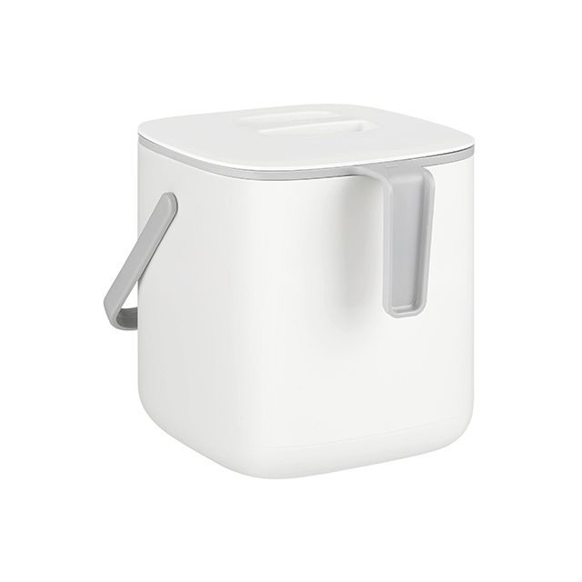 음식물 쓰레기통 핸들형 -아이보리