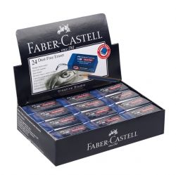 Dust-Free Erasers Blue(M), Set of 24