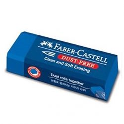 Dust-Free Erasers Blue(L), Set of 20