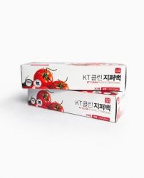 KT clean plastic Zipper Bag 20ea, 250X300mm