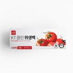 KT clean plastic Poly Bag 100ea, 300X400mm
