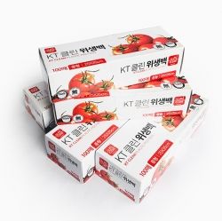 KT clean plastic Poly Bag 100ea, 300X400mm