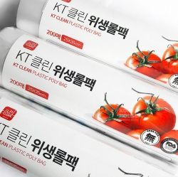 KT Clean Plastic Poly Bag 500ea, 170X250mm