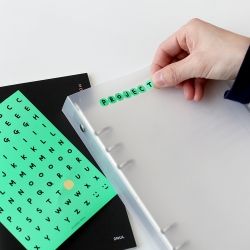 Drawing Alphabet Sticker Color 1 