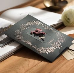 Preserved Flowers Card, Congratulation