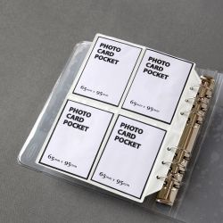 A6 WIDE 6ring - Photocard Pocket
