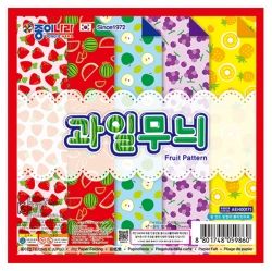 Fruit Pattern Colored Paper  _20PCS