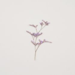 Press Flower Stickers_Misty blue