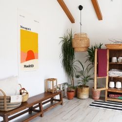 MonagustA Fabric Poster Madrid