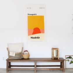 MonagustA Fabric Poster Madrid