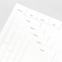 A6 WIDE REFILL HALF PLANNER