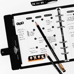 A6 WIDE REFILL HALF PLANNER