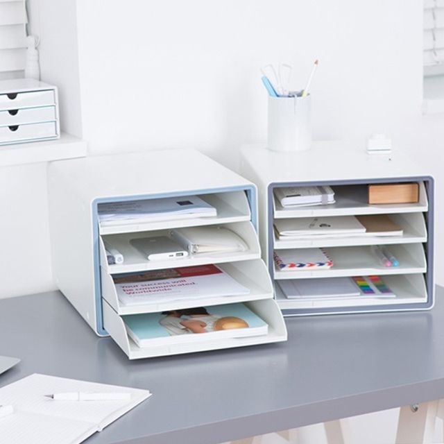 디럭스 오픈형 서류함 4단