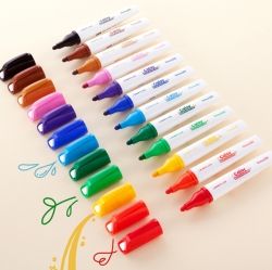 Triangle Color Board Marker 12Colors Set 