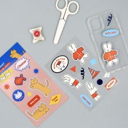 DONATDONAT Remover Sticker & TPU Phone Case Set for iphone12 series