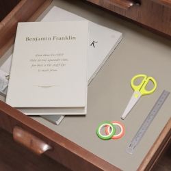 AB Storage Drawer Shelf Clear Liner linen 45X150cm 