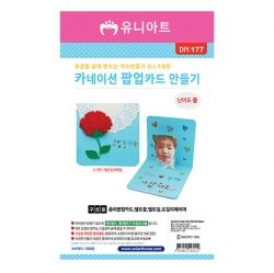 DIY. Carnation Pop-up Card_10pcs