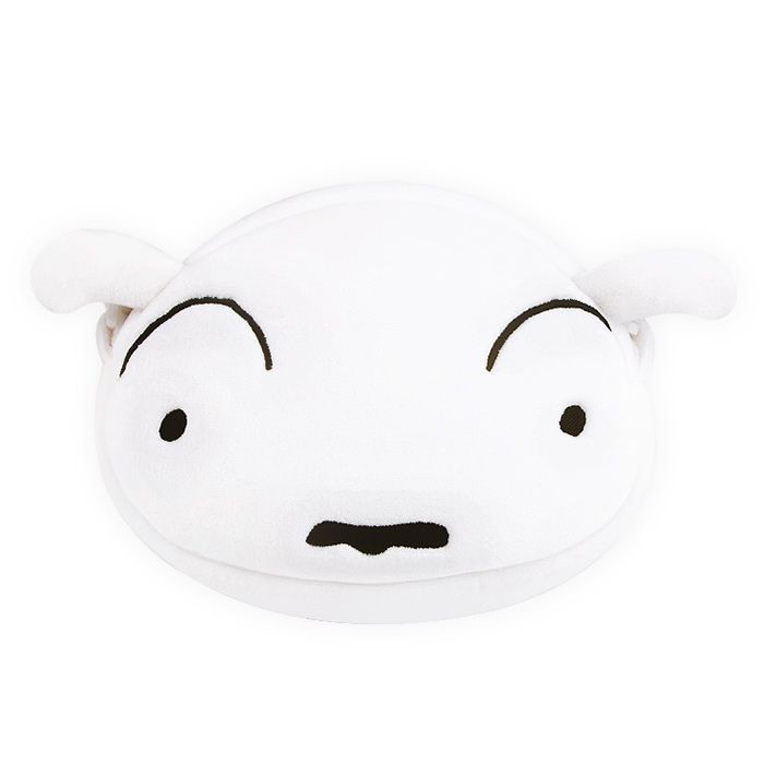 짱구 얼굴크로스 파우치_흰둥이