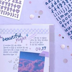 Calli alphabet sticker pack