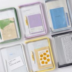 Glitter clear study pouch