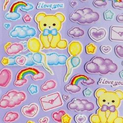 Cyber Love Twinkle Seal Sticker