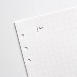 SQUARE DIARY Refill - Color 8mm Grid, 6Rings 148x172mm