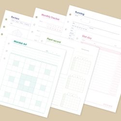 SQUARE DIARY Refill - Theme, 6Rings 148x172mm