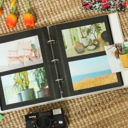 B fancy Binder album (black back ground)